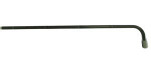 Нижня опора (В) для двосекційної драбини сіра та драбини зі знімними сходинками 132 см (52