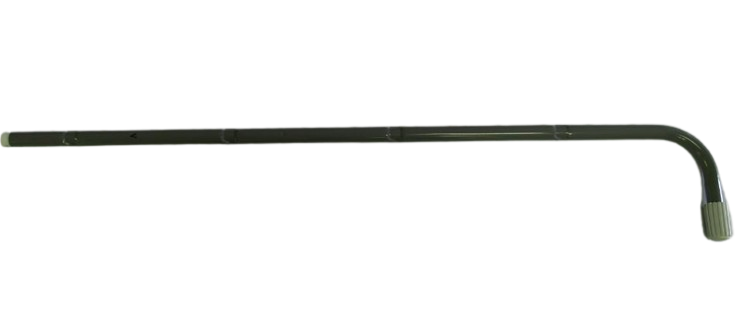 Нижня опора (В) для двосекційної драбини сіра та драбини зі знімними сходинками 132 см (52