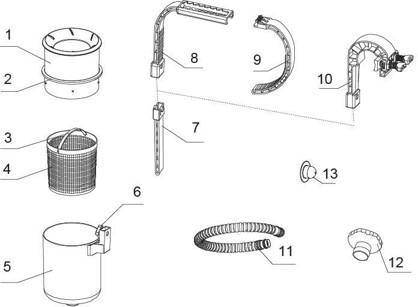 Скимер настінний INTEX Deluxe | 3785 л/год