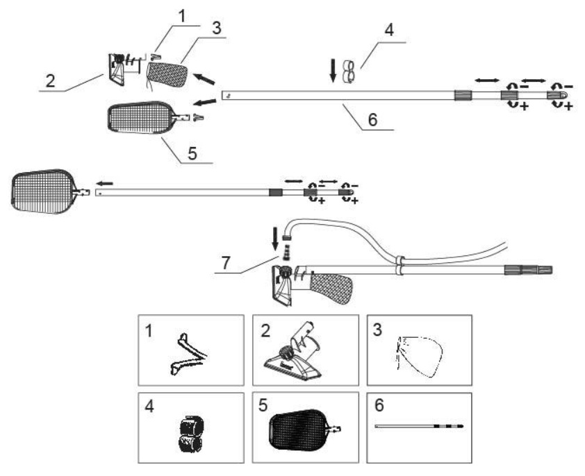 Набір для чищення басейнів INTEX | до 488см