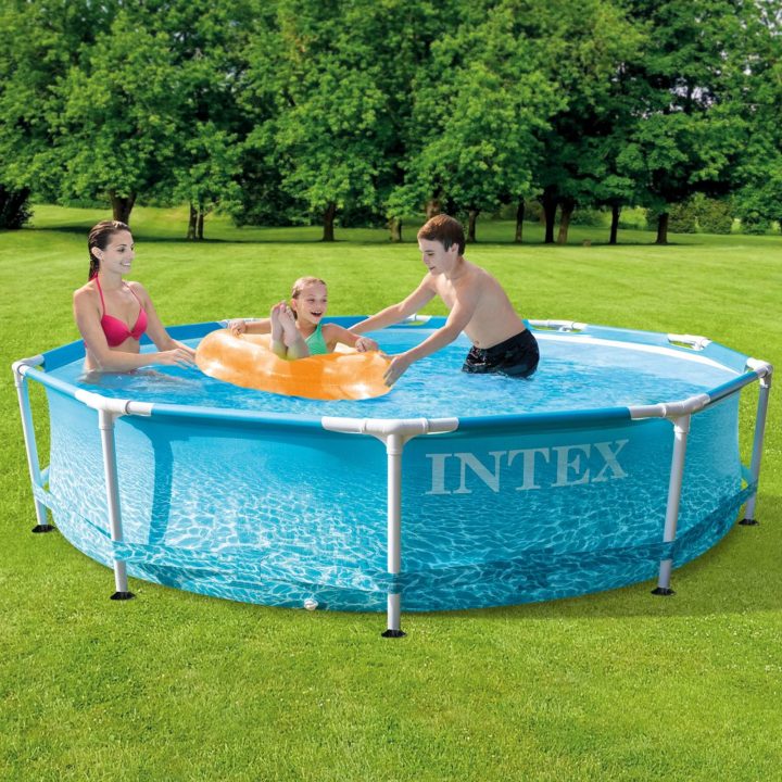 Круглий басейн INTEX Metal Frame Beachside