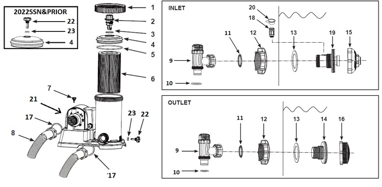 Картриджный фильтровальный насос INTEX Krystal Clear C2500 | 9463 л/ч