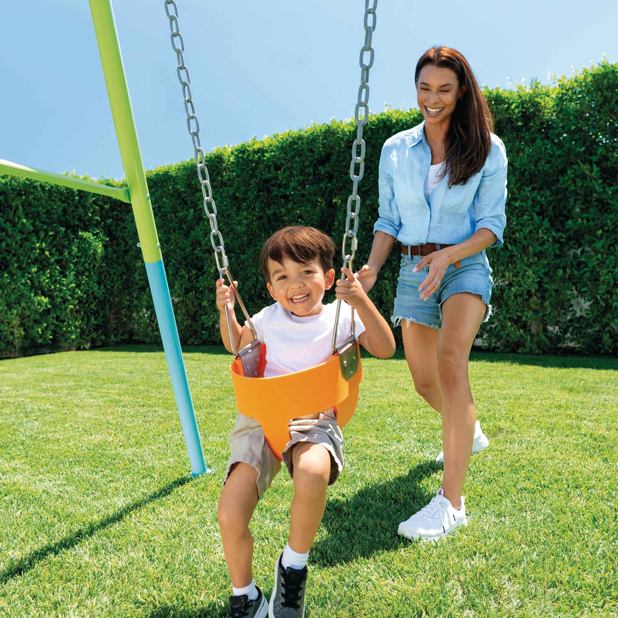 Гойдалка INTEX 2 в 1 зі змінними сидіннями