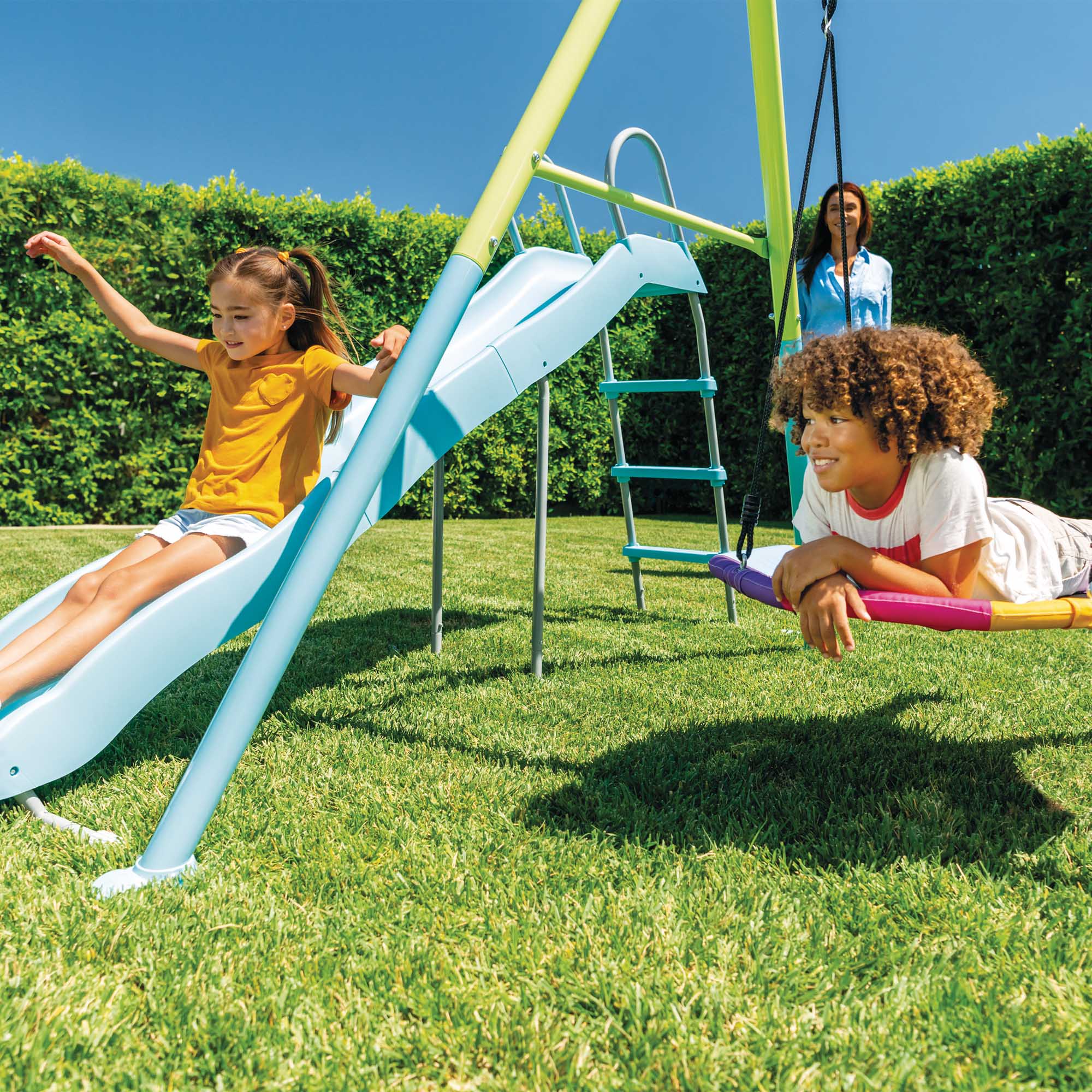 Гойдалка INTEX з 5-функціональним ігровим набором