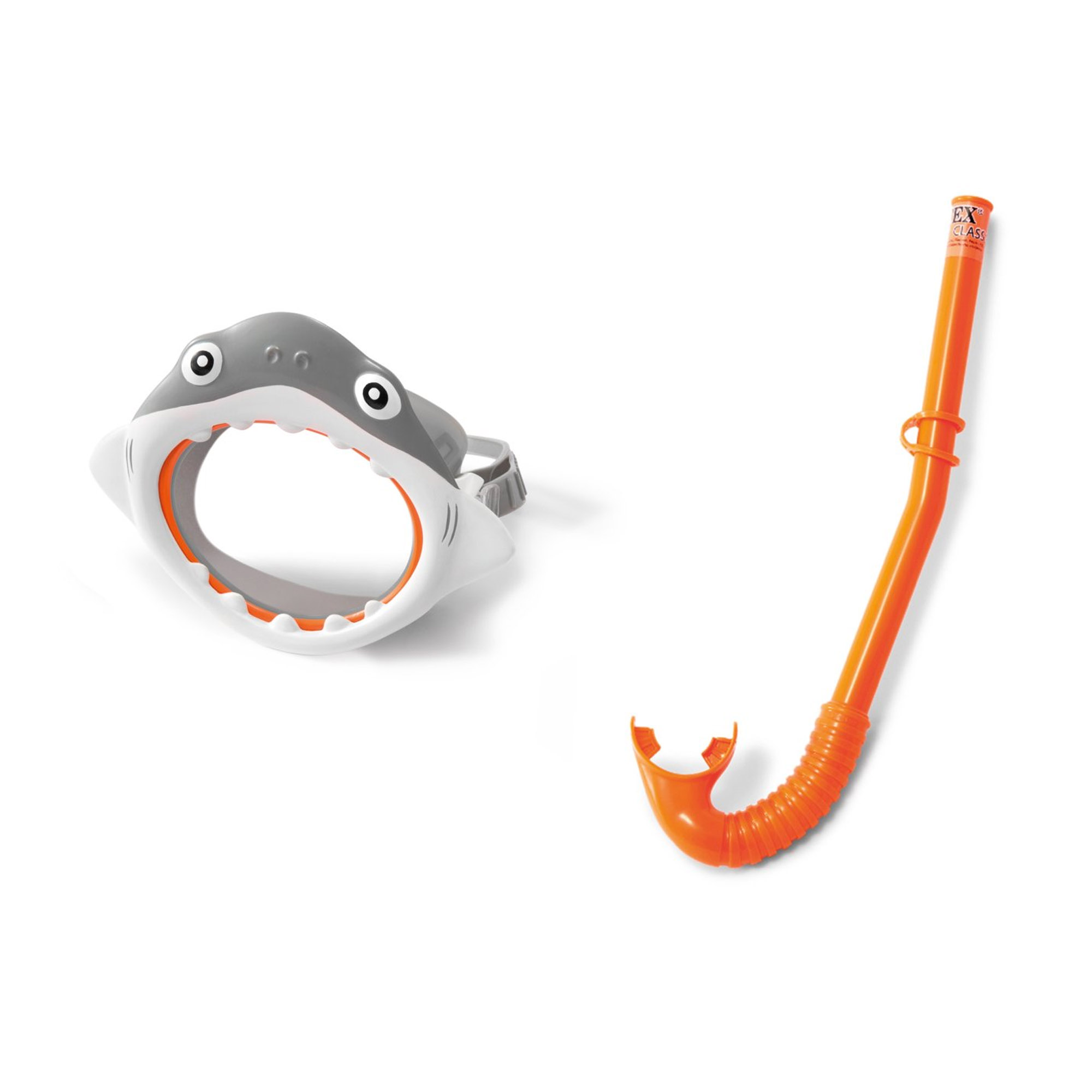 Маска для плавання з трубкою INTEX Shark