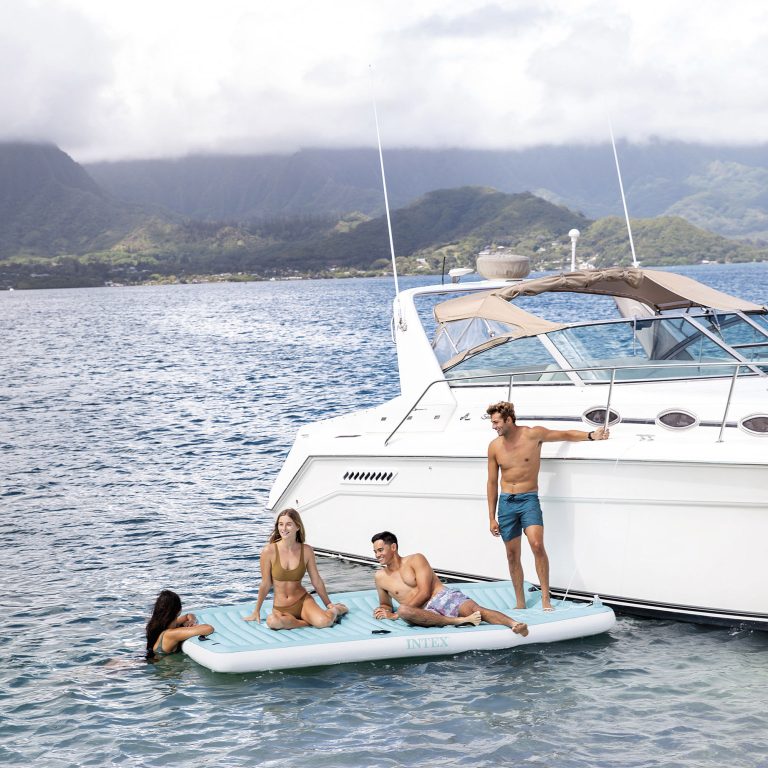 Надувной плот-матрас INTEX Water Lounge с ручками