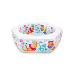 Надувной пятиугольный бассейн INTEX Otter