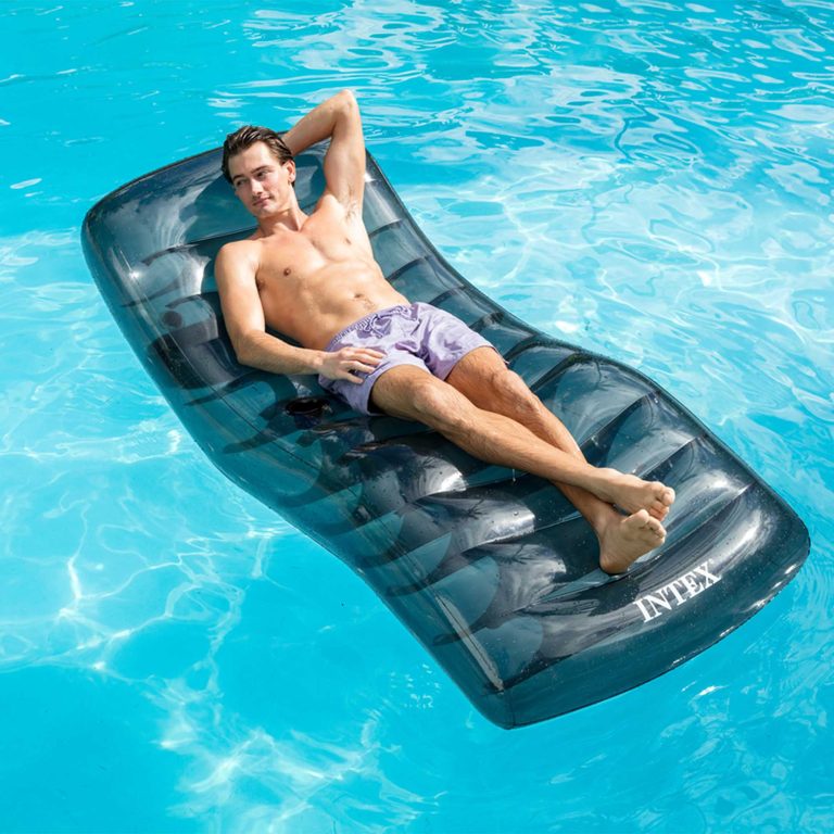 Надувний шезлонг INTEX Cool Grey