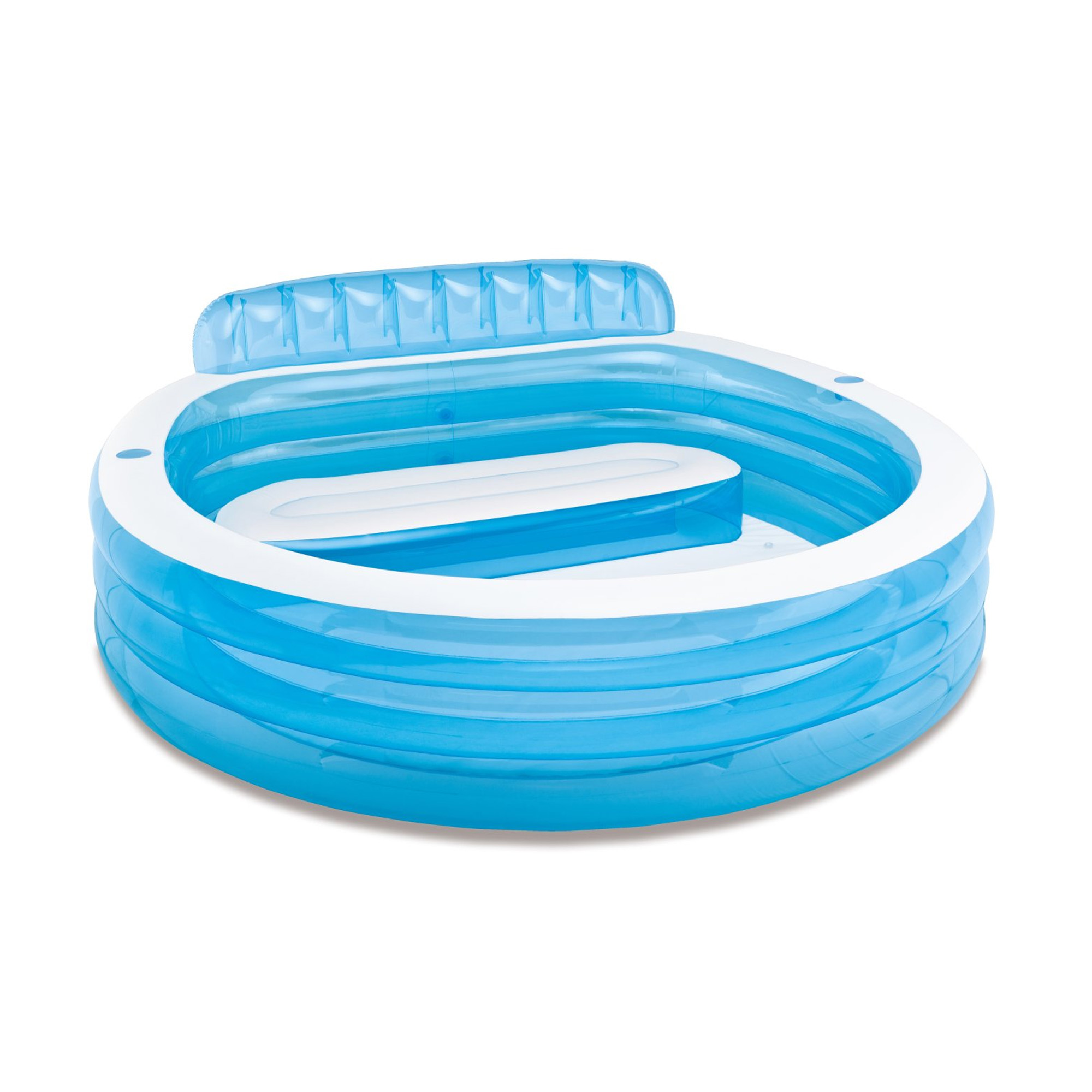 Надувной круглый бассейн INTEX Swim Centre с сидением