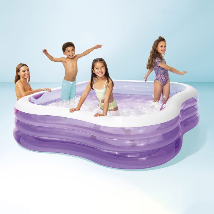 Семейный надувной квадратный бассейн INTEX Beach Wave Swim Center