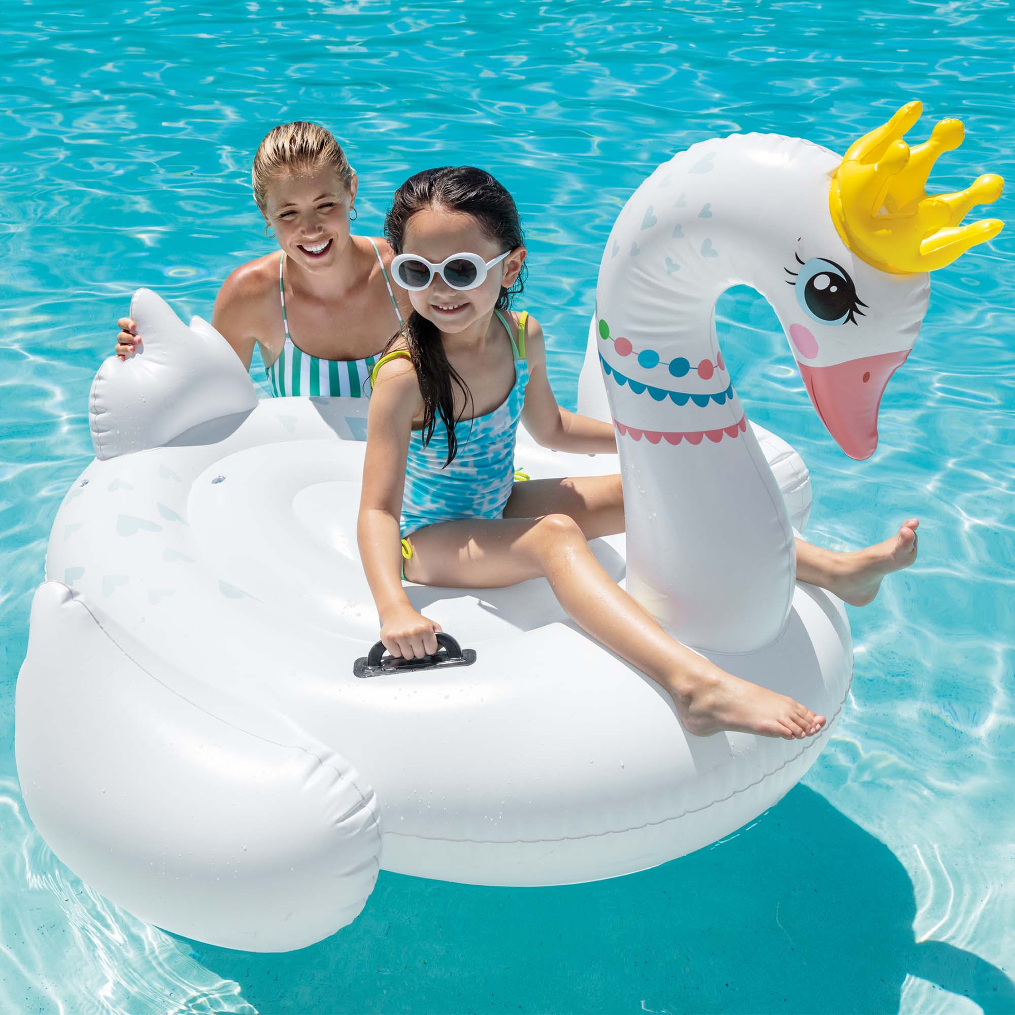 Надувная Принцесса-Лебедь INTEX для катания