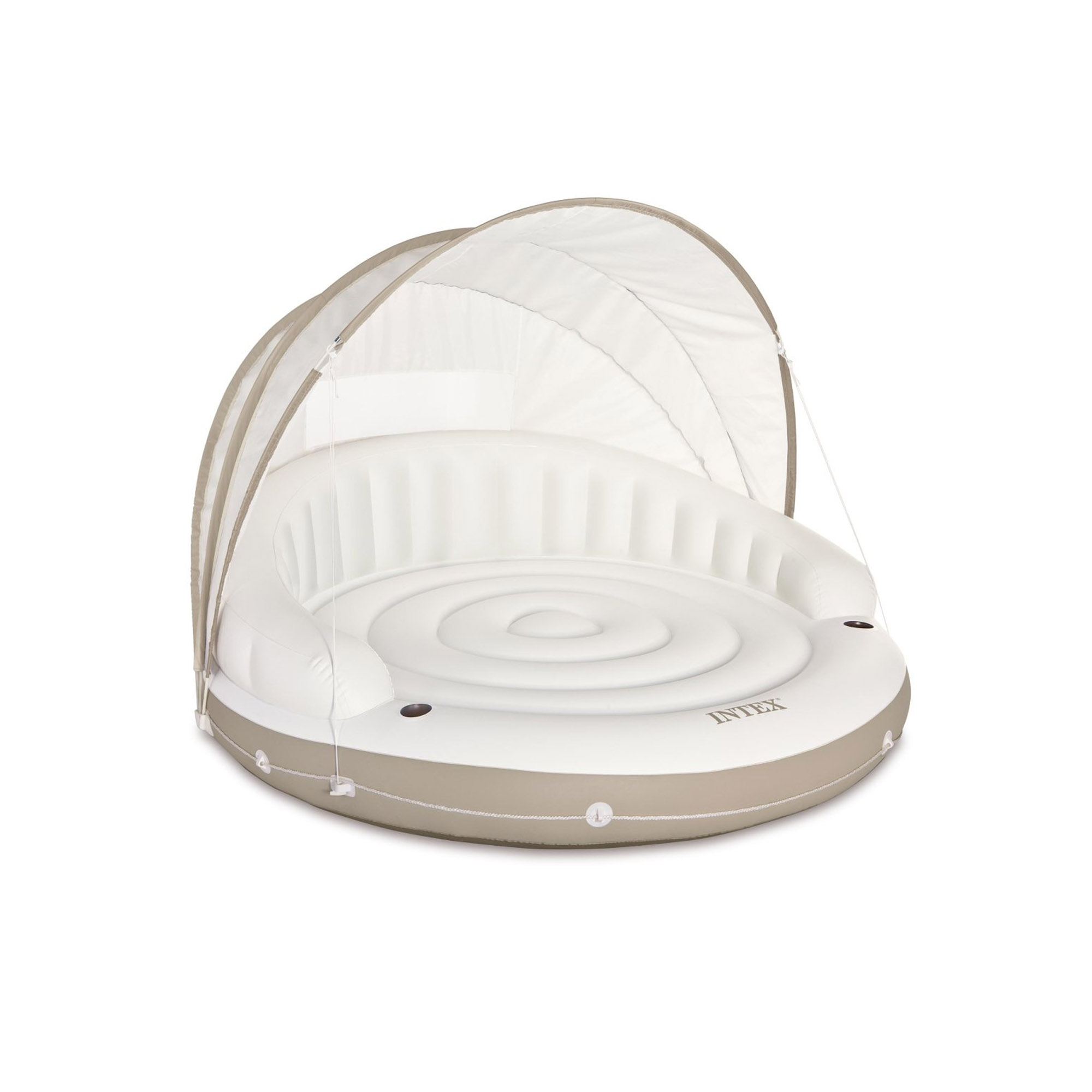 Надувний острів INTEX Canopy із тентом