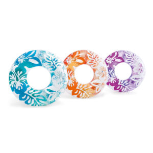 Надувний круг INTEX Clear Color