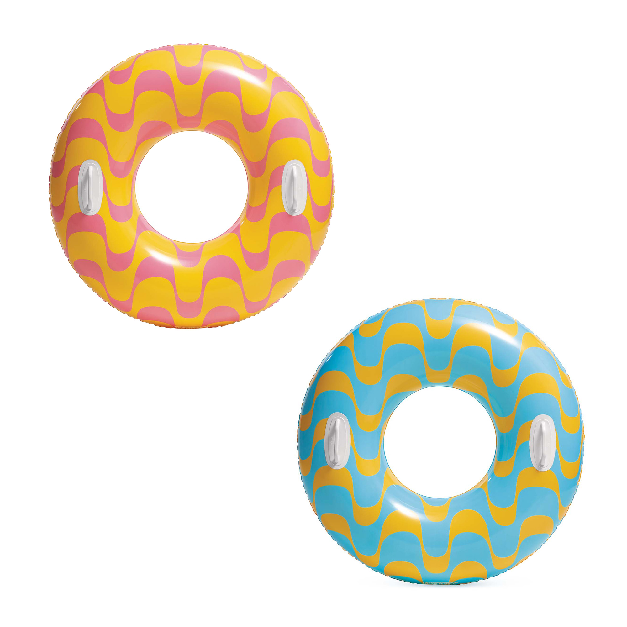 Надувний круг з ручками INTEX Wavy Dreams