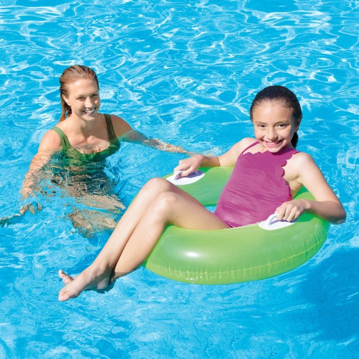 Надувной круг с ручками INTEX