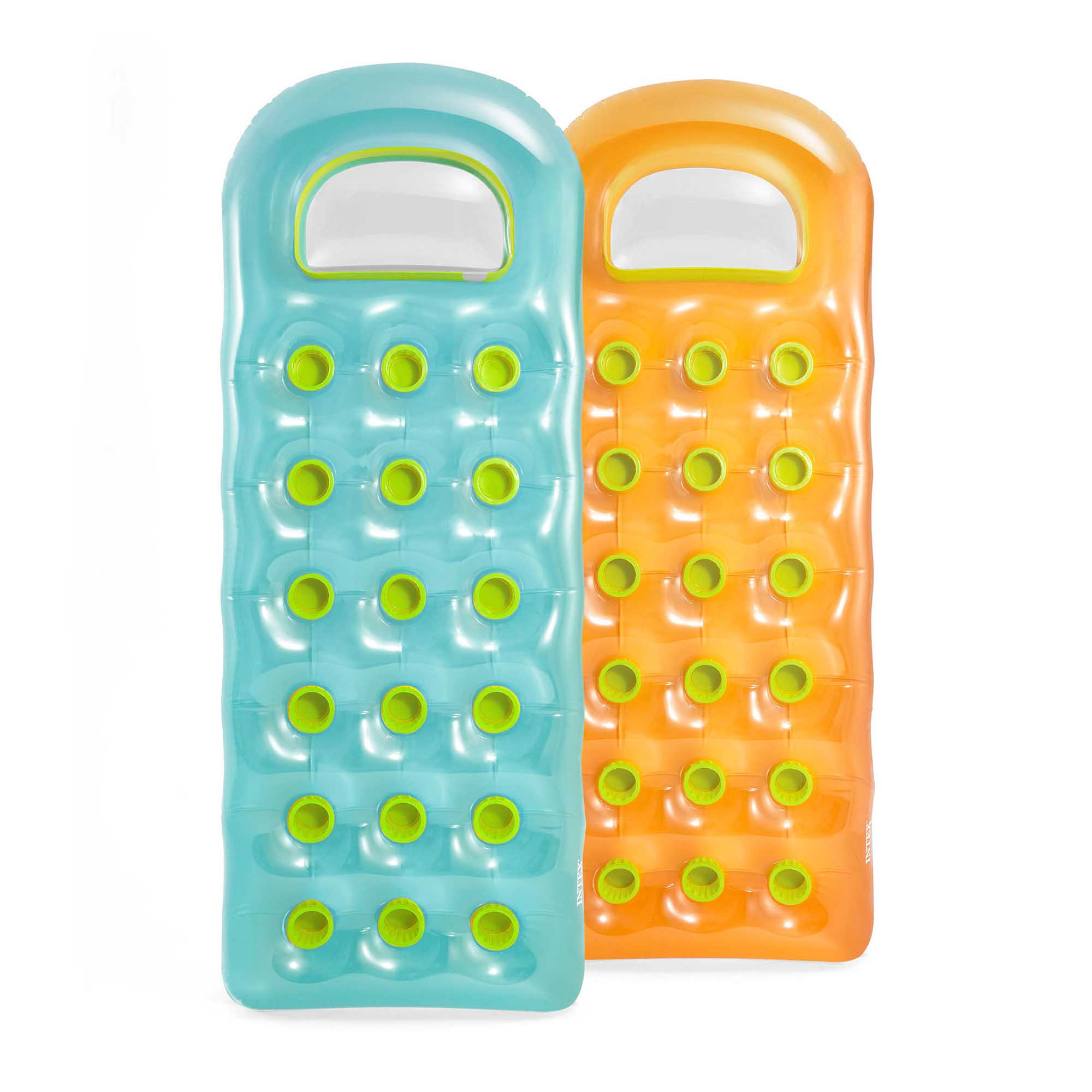 Надувний матрац 18 отворів з подушкою-ілюмінатором