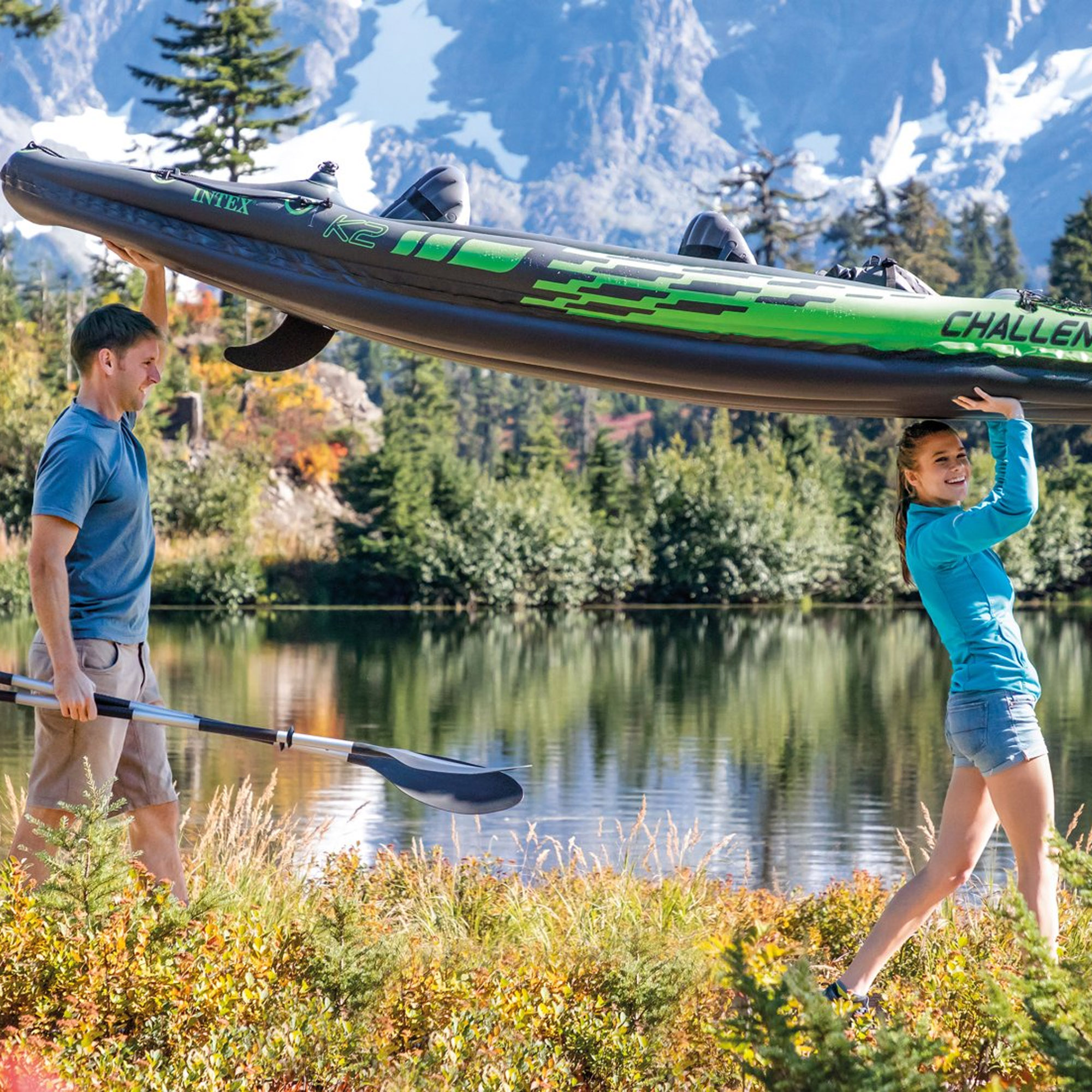 Двухместный Каяк INTEX Challenger K2
