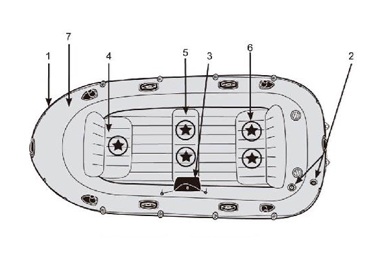 Лодка INTEX Excursion | 5 человек