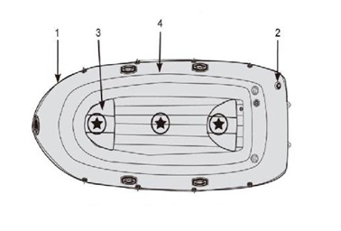 Човен INTEX Challenger | 3 осіб