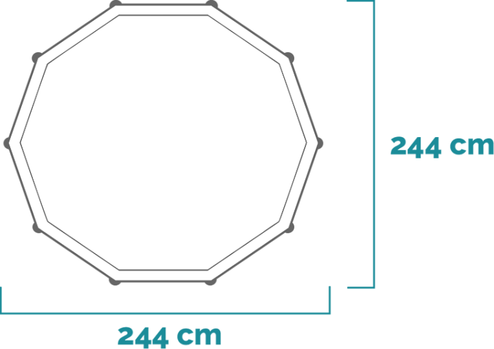 Біля басейну
