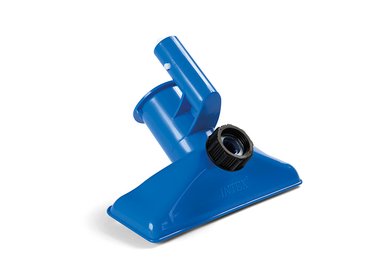 Насадка для чищення басейна з V-подібним пружинним фіксатором та прозорою шайбою