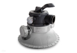 Кришка ємності насоса з пісочним фільтром з шестиходовим клапаном (краном)