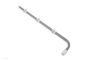 J-образная боковая опора (В) для односекционной лестницы 107 см (42