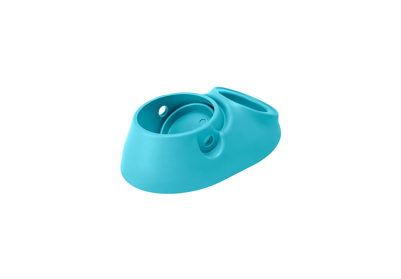 Ніжка стійки (опори) гойдалки з отвором для анкерного кріплення, синя