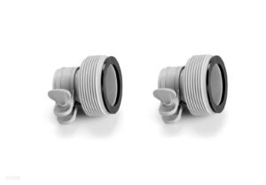 Адаптер-переходник В с 32 мм на 38 мм для подключения шланга фильтрующего насоса к бассейну на хомутах