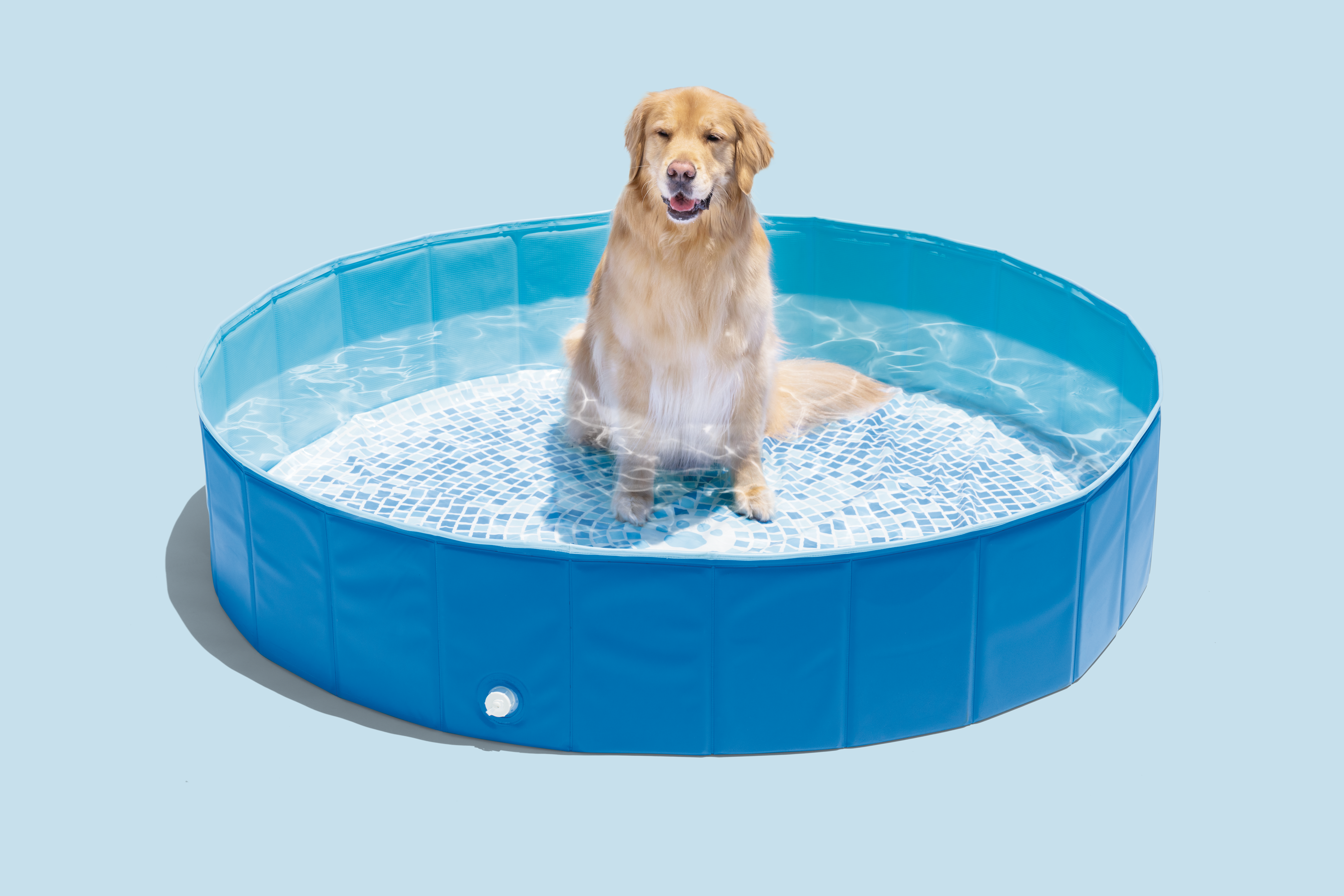 Круглий басейн INTEX складний для домашніх тварин