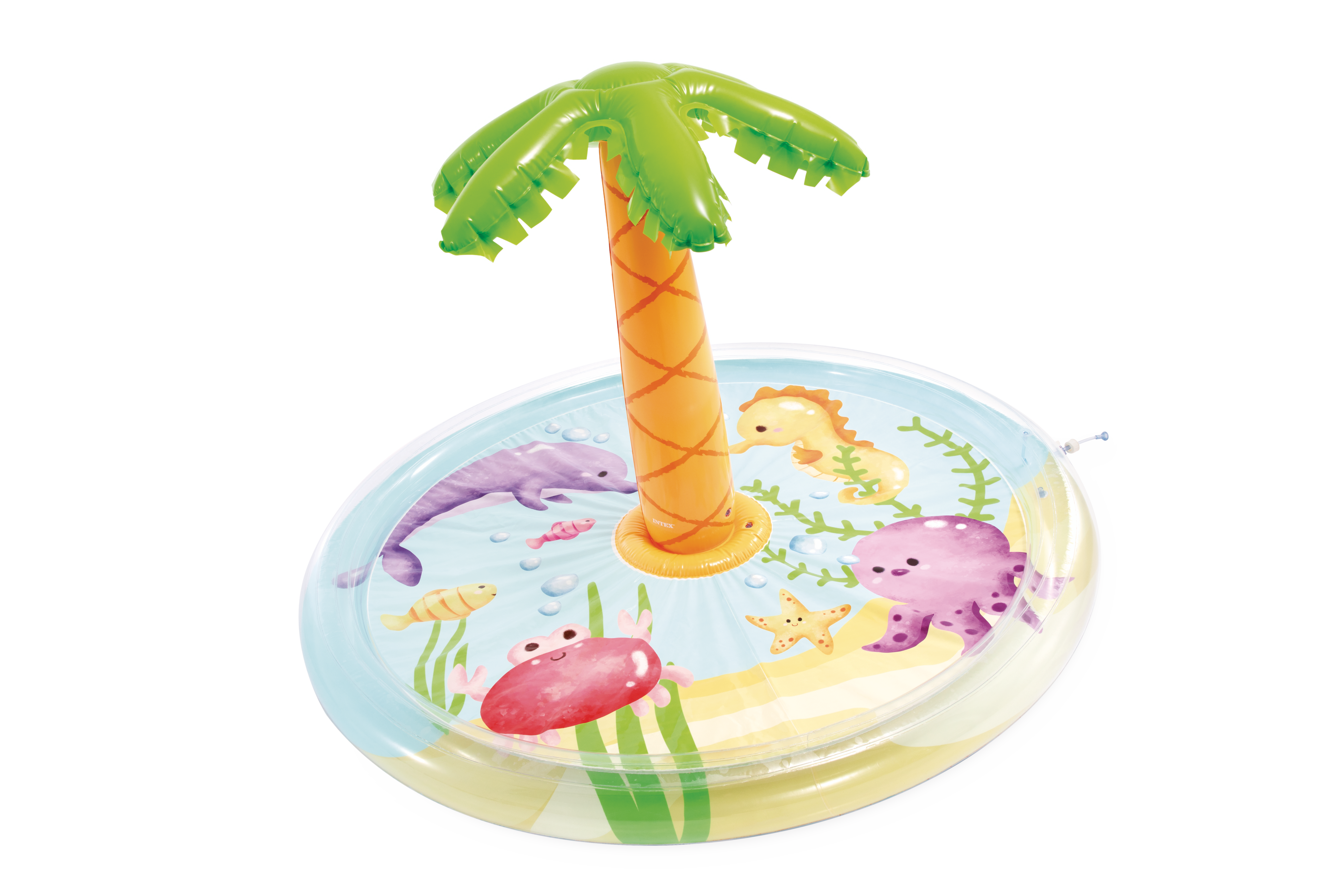 Надувной басейн INTEX опрыскивателем Palm Tree