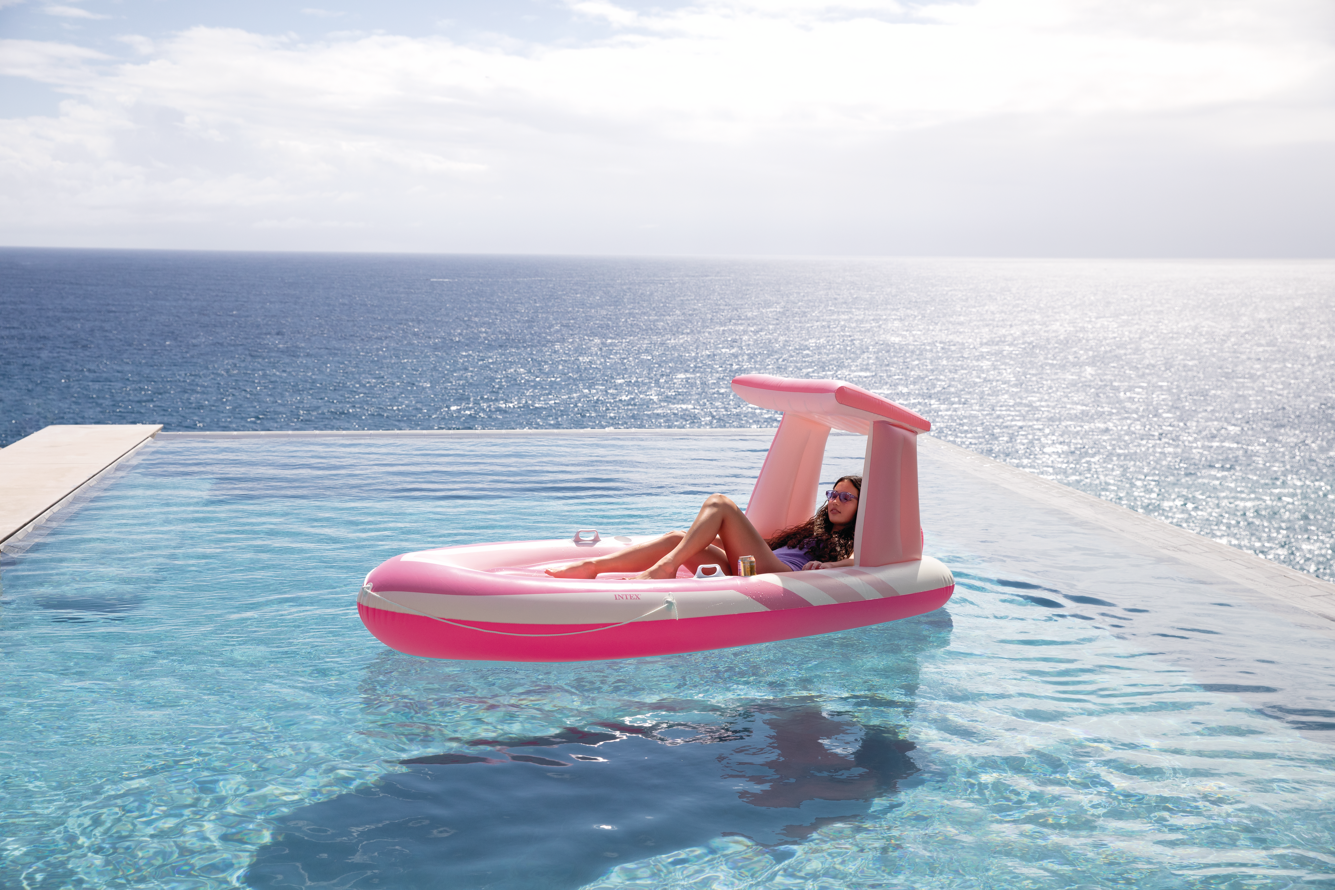 Надувной плот-лодка INTEX Pink Paradise