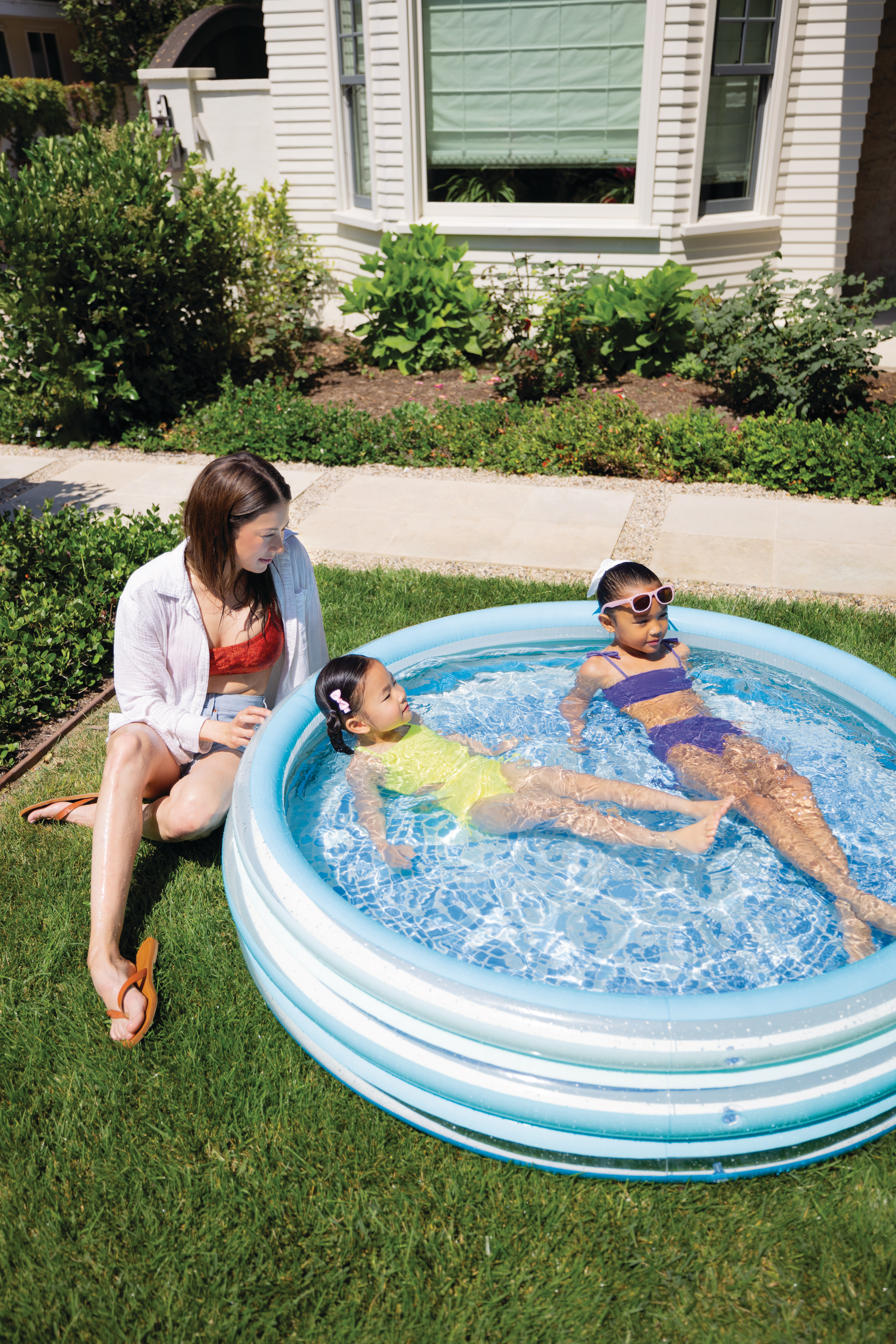 Надувной круглый бассейн INTEX Blue Bliss Splash