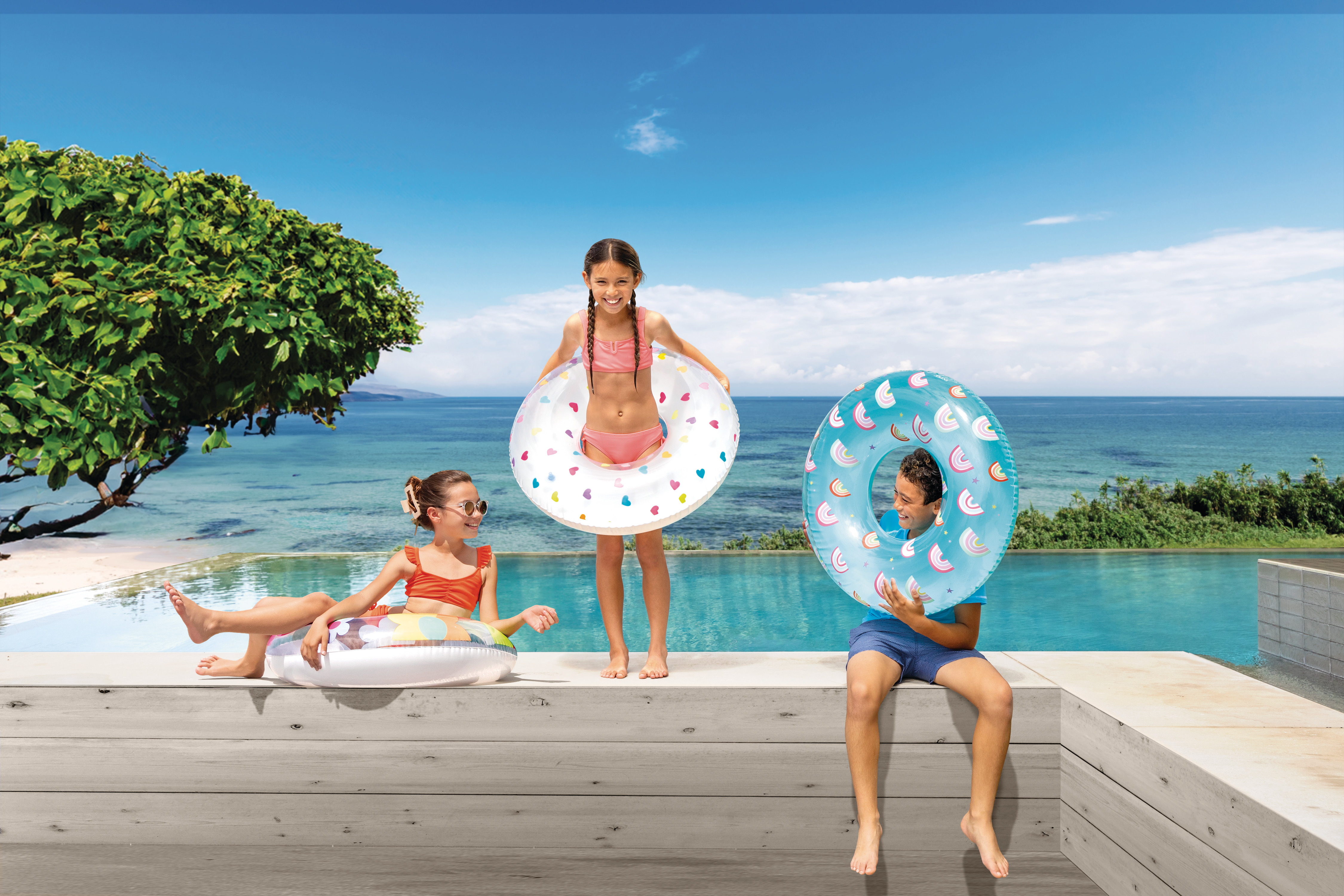 Надувной круг INTEX Magic