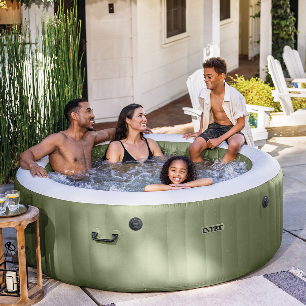 Спа Гідромасаж INTEX Bubble Massage | 4 осіб